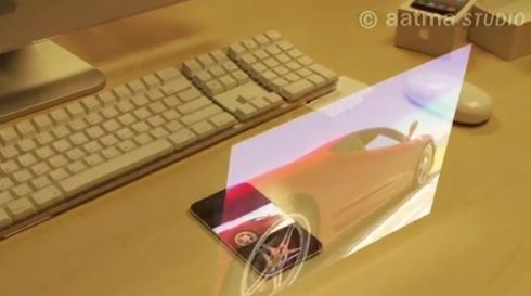 Clavier laser et images holographiques : Iphone 5 made in Fox 5 ! 5