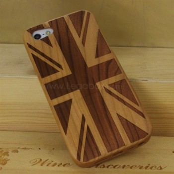 iPhone 5 : et pourquoi pas une coque en bois naturelle et écologique ? 2 coque drapeau anglais