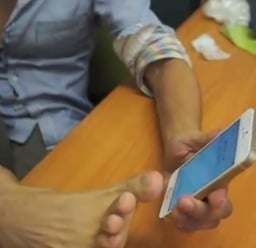Verrouiller un iPhone 5S avec un sein