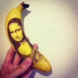 banana tattoo