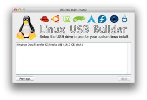 creer une cle USB bootable Linux sur mac 03