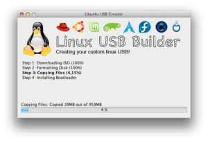 creer une cle USB bootable Linux sur mac 05