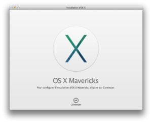 installer Mavericks procedure installation mavericks
