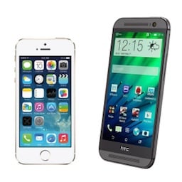 iPhone 5s vs HTC One