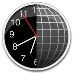 the clock horloge mondiale mac
