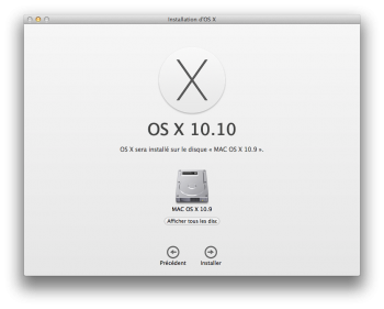 yosemite bootable afficher disque