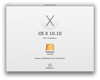 yosemite bootable redemarrer