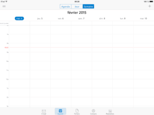 outlook ios agenda