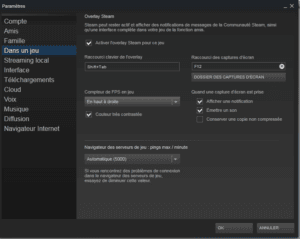 compteur fps, couleur contrastée