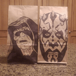 Lunch bag art lunch bag dad