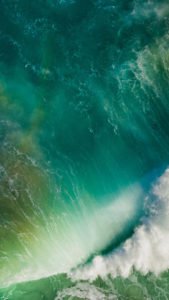 fond d'ecran MacOS Sierra ios 10 iphone the wave