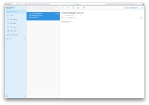 icloud mail voir message