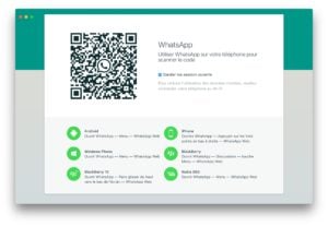 WhatsApp Mac scanner le code