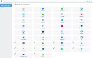 Franz chat app ajouter un nouveau service