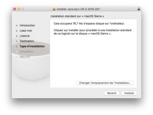 Installer java macos sierra partition