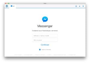 franz facebook messenger configuration