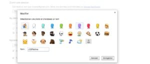 profil google chrome modifier image