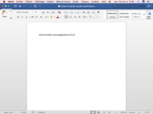 Activer la dictee vocale Mac OS Sierra word