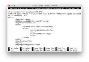 desactiver siri macos sierra com apple siri plist