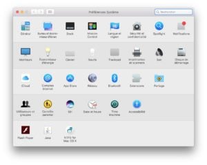 Installer Flash Player Mac OS Sierra preferences systeme