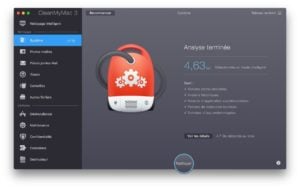 Nettoyer macOS Sierra analyse terminee