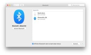 connecter une enceinte bluetooth au mac