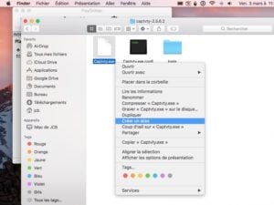 Captvty Mac creer alias