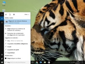 Tester sa RAM sous Windows 10 Diagnostic de memoire