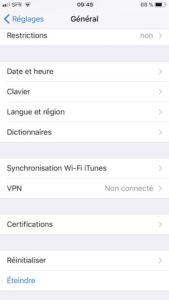 eteindre son iphone sans le bouton power quand bouton en panne