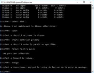 reparer une cle usb assign