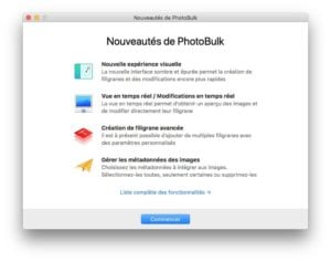 Tatouer ses photos sur Mac photobulk