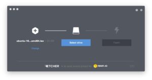Creer une carte SD bootable de Linux choisir SD ou cle usb