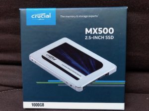 Crucial MX500 SSD 1 To boite