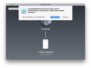 Downgrade Airport Extreme firmware ancien