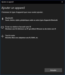 ajouter un appareil bluetooth windows 10