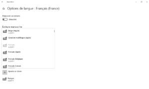 clavier francais apple windows 10