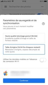 backup photos videos iphone Google Photos iOS