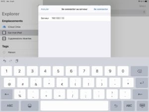 Connecter un serveur NAS Diskstation sur iPhone iPad