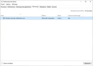 Desactiver les programmes au demarrage de Windows au cas par cas