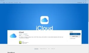 Installer iCloud pour Windows 10 Microsoft Store