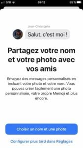 choisir une photo pour Messages partagez votre nom et votre photo avec vos amis