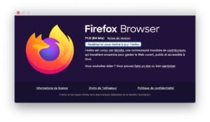 mettre a jour firefox mac