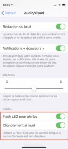 flash LED iphone clignotement si muet