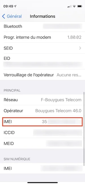 Savoir si son iPhone est débloqué (désimlocké) : 3 méthodes 4 IMEI et numero de serie iphone pour verifier si debloque