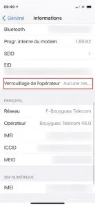 iphone verrouillage de l operateur comment savoir