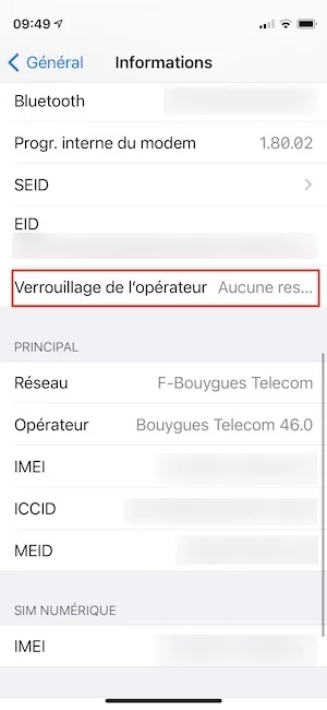 Savoir si son iPhone est débloqué (désimlocké) : 3 méthodes 3 iphone verrouillage de l operateur comment savoir