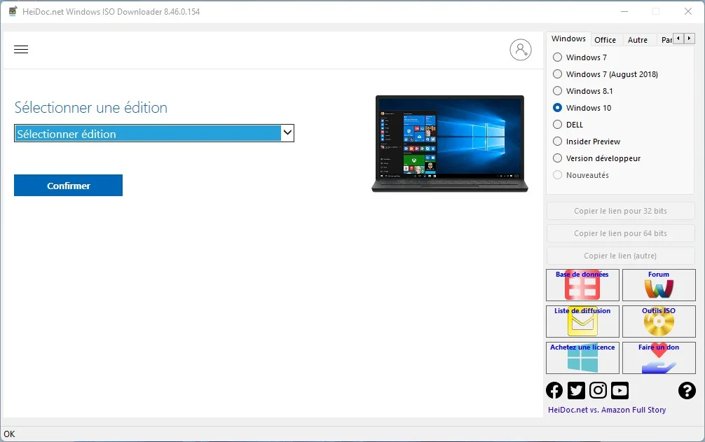 Microsoft Windows and Office ISO Download Tool