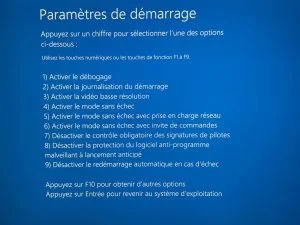 windows 11 parametres de demarrage