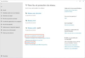 autoriser ou interdire application pare-feu windows 11