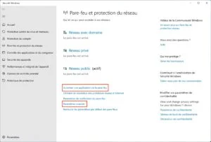 autoriser ou interdire application pare-feu windows 11